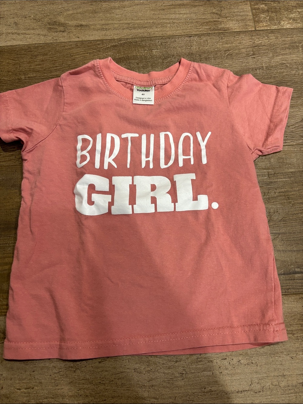 Birthday Girl Pink Tee - Toddler Girls